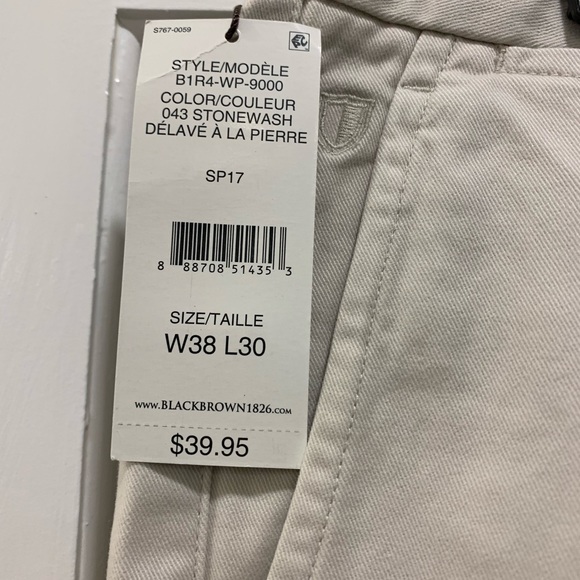 NEW Men’s khakis: Black and Brown brand!! - Picture 3 of 4